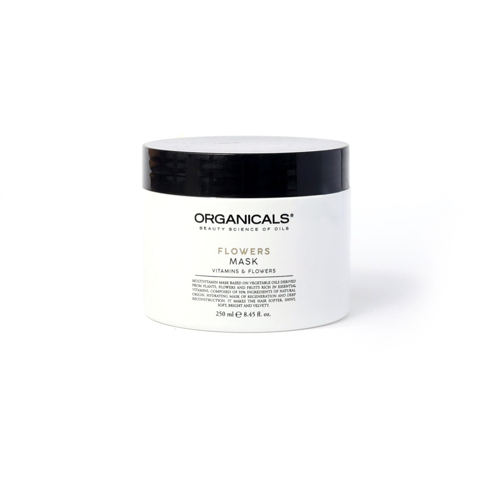 FLOWERS multivitaminska maska za lase ORGANICALS - Šamponi.si