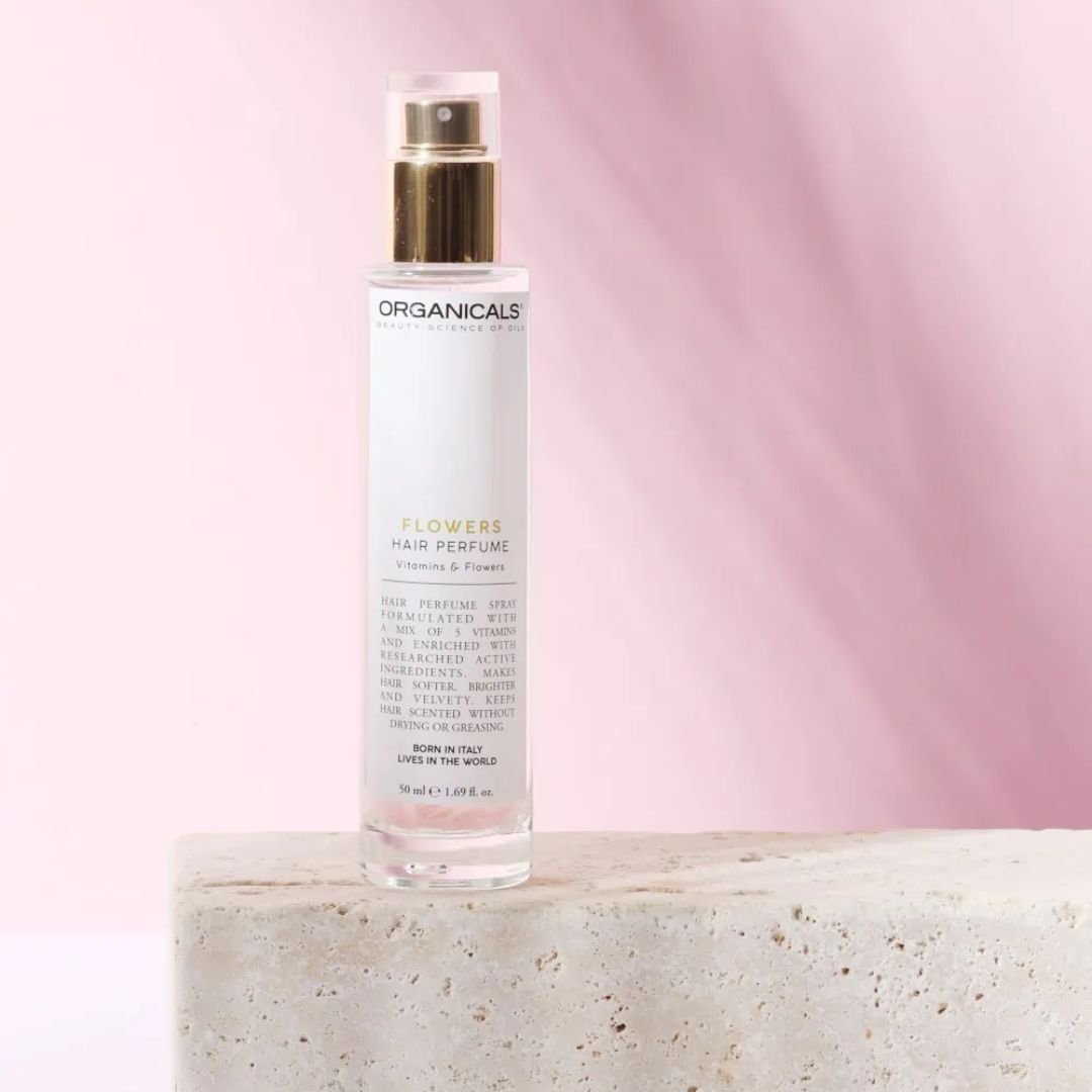 FLOWERS multivitaminski parfum za lase z aktivnimi sestavinami ORGANICALS - Šamponi.si