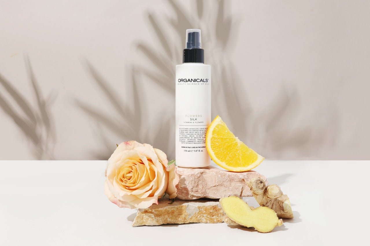 FLOWERS Silk LEAVE IN multivitaminska krema za lase ORGANICALS - Šamponi.si